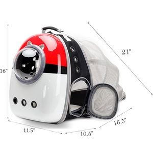 Poke Ball pet backpack